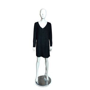 Soma Black Long Sleeve Night Gown